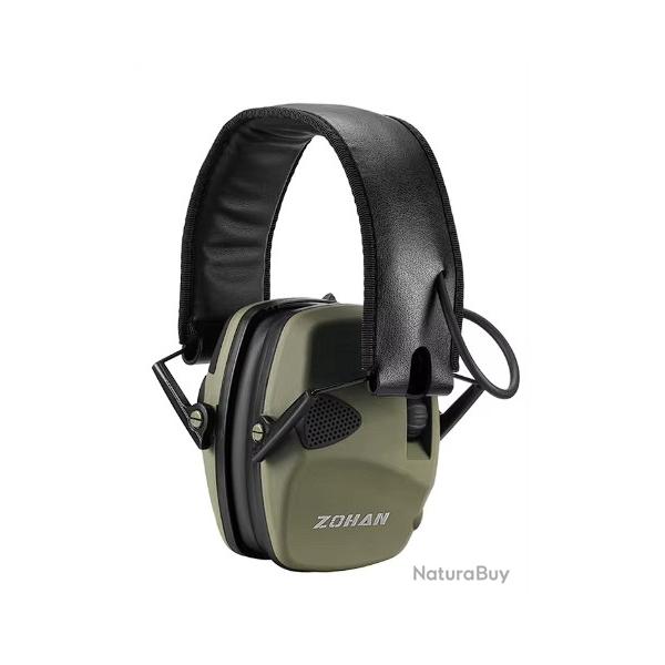 Casque lectronique Zohan + Sacoche - LIVRAISON GRATUITE - Vert