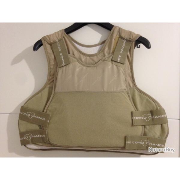 Gilet pare balles port discret Second Chance Police USA Body Armor taille Large