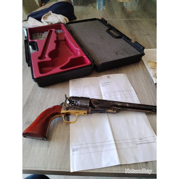colt uberi 1860 army grave bleui 8 pouces cal 44
