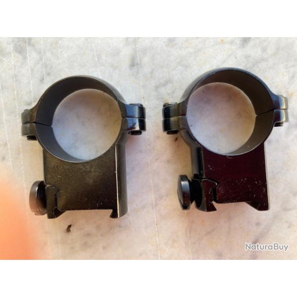 Montage pour carabine SAKO , diamtre 25,4 mm , tout acier bronz