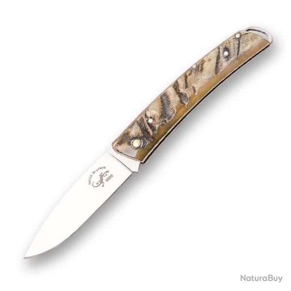 Couteau pliant Salamandra corne brute 64265