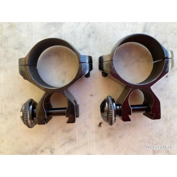 Montage EAW  tout acier bronz , diamtre 25,4 mm pour rail de 11 mm