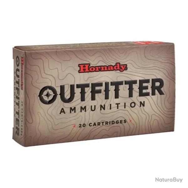 Cartouches HORNADY calibre 300WIN MAG OUTFITTER 180GR GR CX x20