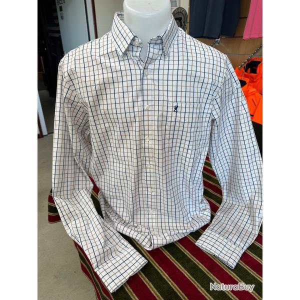 Chemise browning manches longues  carreaux