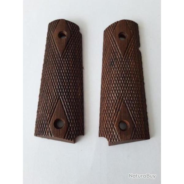 PAIRE DE PLAQUETTES BOIS POUR COLT 45