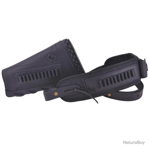 BRETELLE + BUSC 22LR 17HMR ETC - NOIR - GAUCHER - LIVRAISON GRATUITE