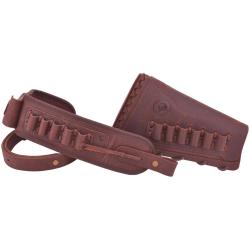 BRETELLE + BUSC .308 30-06 ETC - MARRON - DROITIER - LIVRAISON GRATUITE