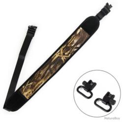 BRETELLE POUR FUSIL OU CARABINE EN N&Eacute;OPR&Egrave;NE CAMO