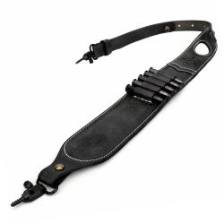 BRETELLE CARTOUCHIERE .30-30, .308 - NOIR - LIVRAISON GRATUITE
