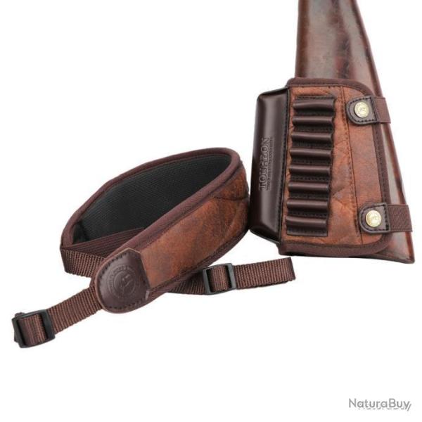 BRETELLE ET BUSC DE CROSSE EN CUIR .308win .30-06, etc. - LIVRAISON GRATUITE