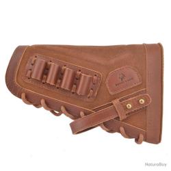 BUSC EN CUIR V&Eacute;RITABLE - .308 30-06 - GAUCHER - MARRON