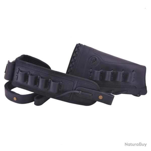 BUSC + BRETELLE CALIBRE 12 - NOIR - DROITIER - LIVRAISON GRATUITE
