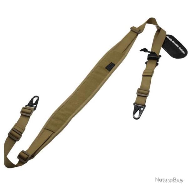 BRETELLE DEUX POINTS NYLON - KAKI