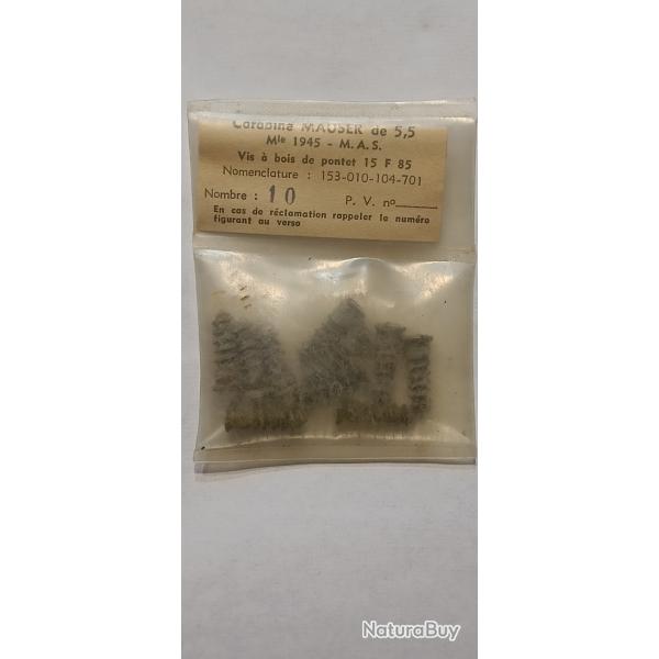 10 x Vis  bois de pontet mas45 mas 45 (1857)