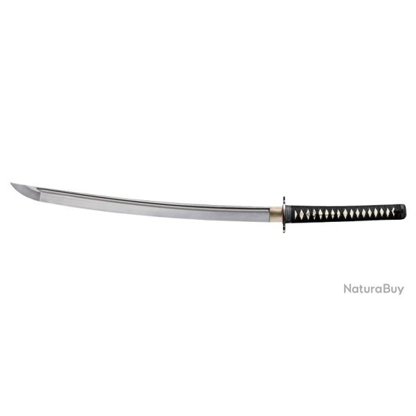 Katana Cold Steel Warrior Chisa Katana - Lame 622mm - Manche Galuchat/Coton - Fourreau Bois