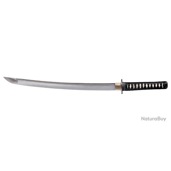 Katana Cold Steel Wakisashi (Warrior Series) - Lame 533mm - Manche Galuchat/Coton - Fourreau Bois