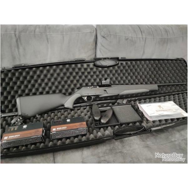 Carabine Browning bar Mk3 Calibre 9.3x62 Point rouge hawke