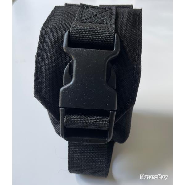 Nouveau pochette tactique en cordura et tui en mtal noire pour barillet Pietta calibre 44