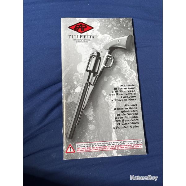 Manuel revolver et armes Pietta