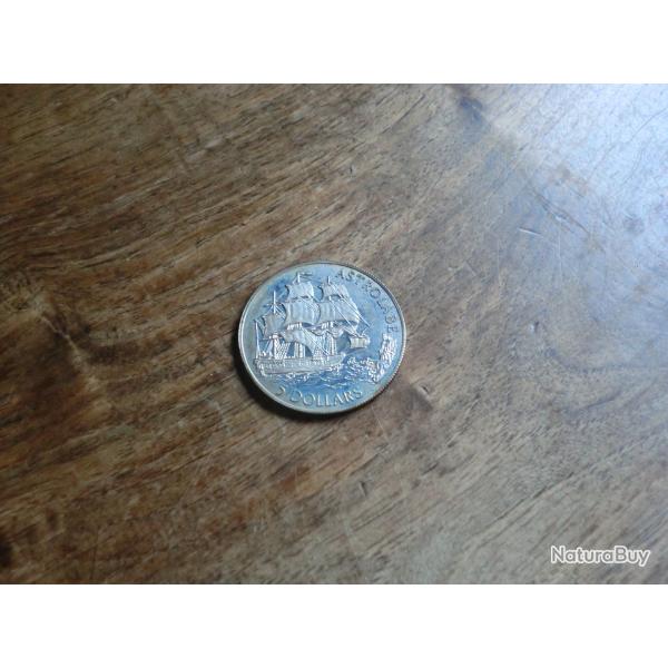 monnaie 5 dollars elisabeth II 1992