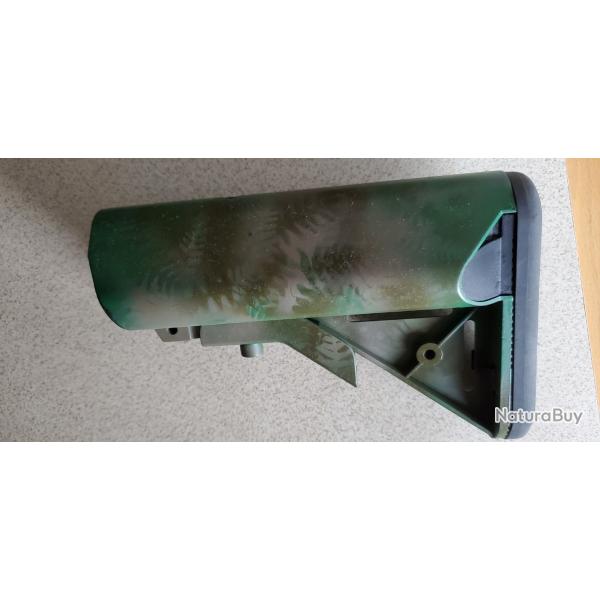 Crosse "Crane" rtractable type SOPMOD pour M4 AR15 AEG - Camo foret - EMG  airsoft