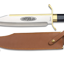 Couteau de chasse ALBAINOX 32658 - Bowie Conf&eacute;d&eacute;r&eacute;, Lame 34,8&nbsp;cm