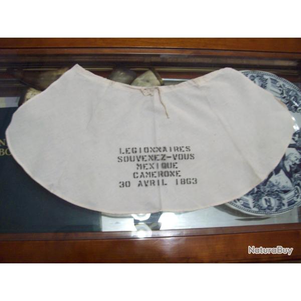 militaria couvre nuque comm�moratif de date