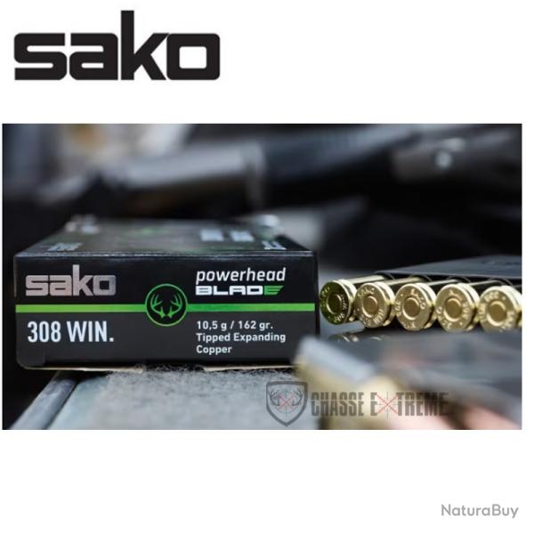 20 Munitions SAKO Powerhead Blade Tec Cal 308 Win 162Gr