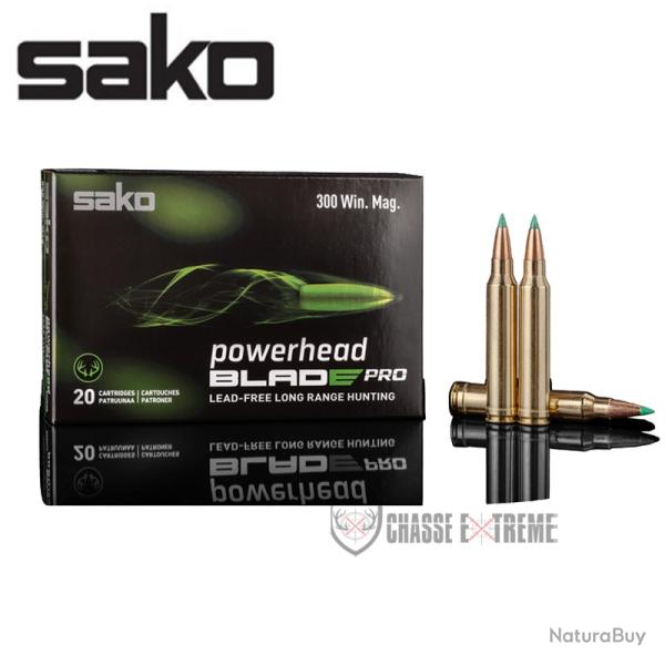 20 Munitions SAKO Powerhead Blade Pro Tec Cal 300 Win 175Gr