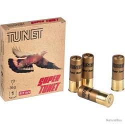 Cartouches SUPER TUNET calibre 12/70 36g Bourre Jupe n&deg;8 x10