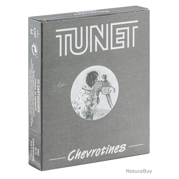 Cartouches TUNET CHEVROTINES calibre 12/67 28Grs x10