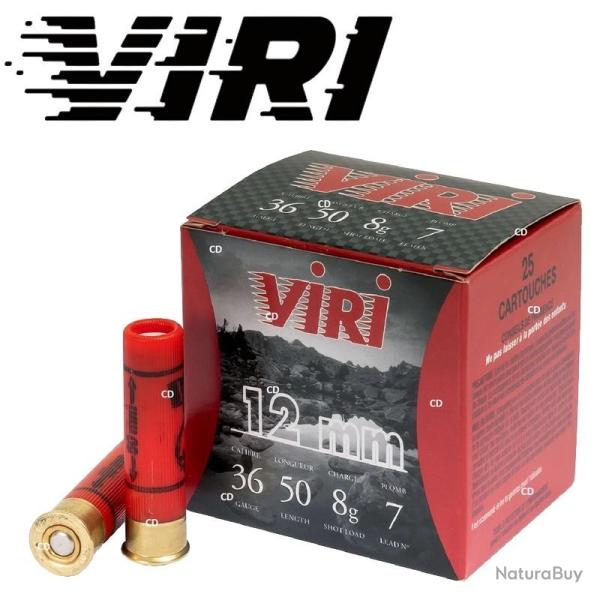 Cartouches VIRI calibre 12/50MM n�9 8g bj x25