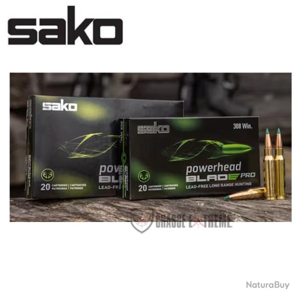 20 Munitions SAKO Powerhead Blade Pro Tec Cal 308 Win 162Gr
