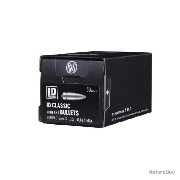 Ogives RWS S ID Classic - Cal. 8 mm - 12.8 g / Par 1