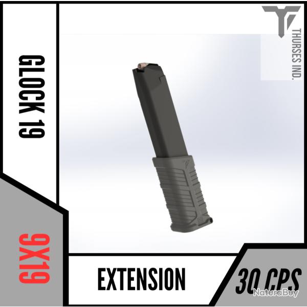 extension chargeur glock 19 / ar9 30cps Thurses Industries
