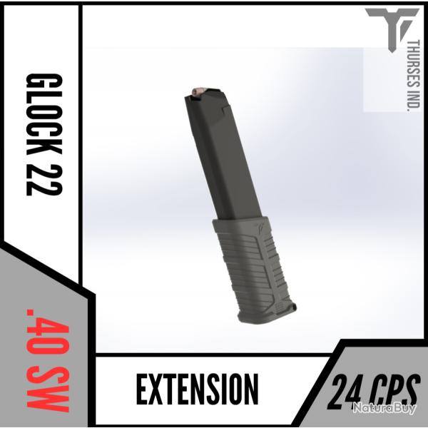 extension chargeur glock 22 /24/35 24 cps Thurses Industries