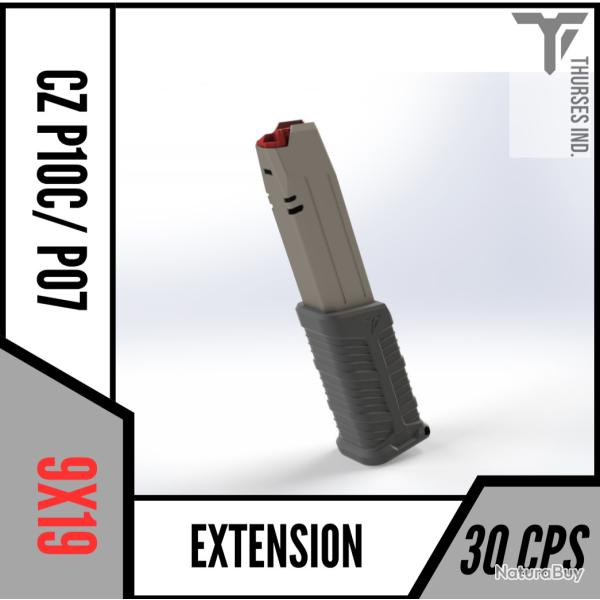 extension chargeur cz p10c / p07 30 cps Thurses Industries