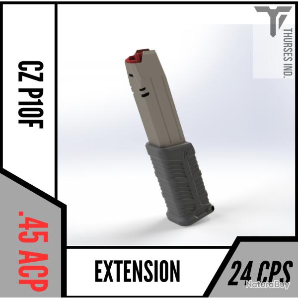 extension chargeur cz p10f 45 acp 24 cps Thurses Industries
