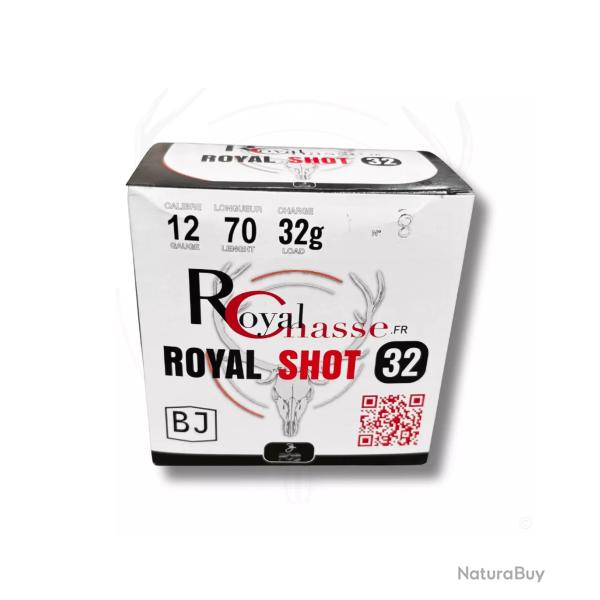 Boite de 25 cartouches ROYAL SHOT Calibre 12/70 Plomb N7.5