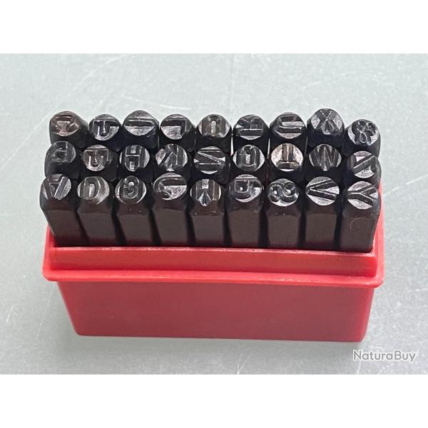 LETTRE A FRAPPER 4 mm