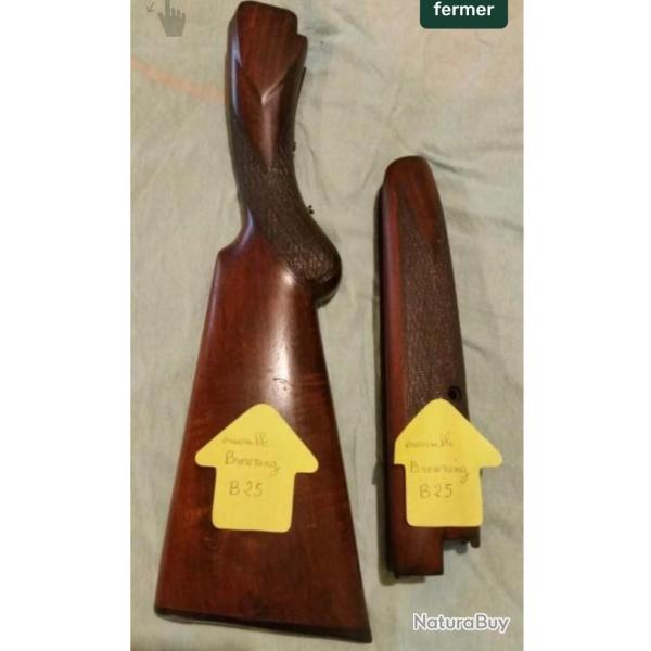 Ensemble crosse et longuesse pour fusil browning B25