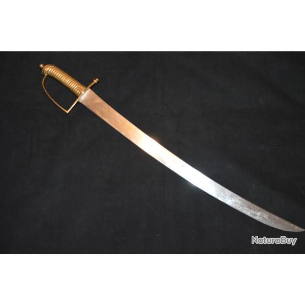 SABRE BRIQUET 1767/1790-INFANTERIE REVOLUTION ET EMPIRE-SABRE DES GROGNARDS DE NAPOLEON PREMIER.