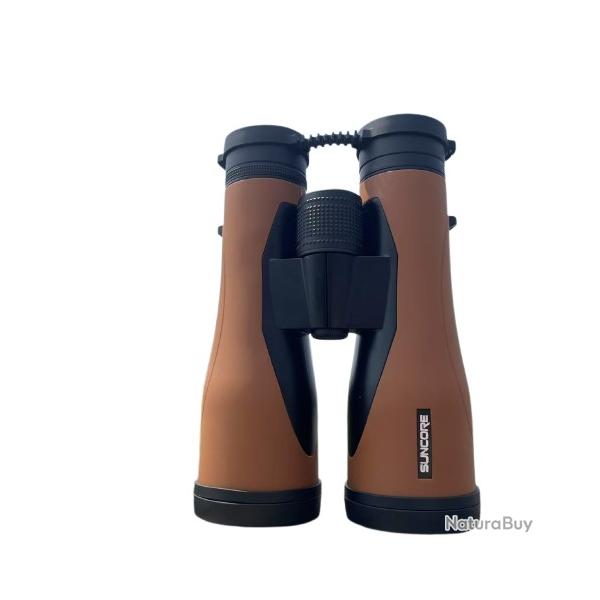 Jumelles 10x50 HD Compactes Haute Puissance pour Chasse Oiseaux Voyages Matchs et Etoiles Sandre