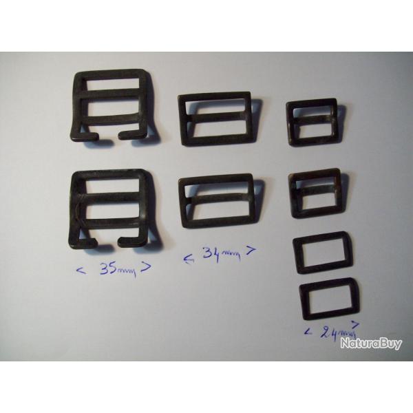 militaria ww2 lot 6 boucles anglaise pour r�paration ou manque origine