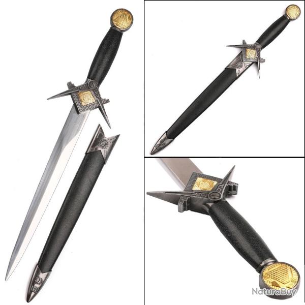 Dague d'ornement franc macon  de 40 cm