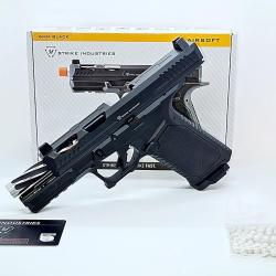 ARK17 STRIKE INDUSTRIES Co2 AIRSOFT NEUF + BOITE NOTICE + BILLES. OPTION SIGHT PHOSPHORECENT! NEUF !