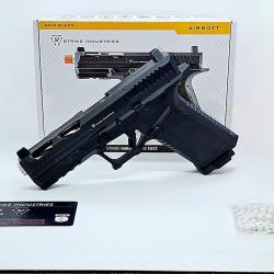 R&Eacute;DUC 10/05  ARK17 STRIKEINDUSTRIES Co2 AIRSOFT NEUF BOITE NOTICE BILLES OPTION SIGHT PHOSPHORECENT!