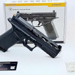 R&Eacute;DUC 05/04 ARK17 STRIKE INDUSTRIES+POWER+ Co2  NEUF BOITE NOTICE BILLES OPTION SIGHT PHOSPHORECENTS