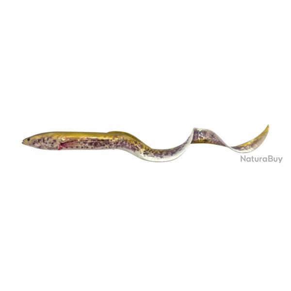 Leurre SAVAGE GEAR Real Eel 40cm Green Lamprey