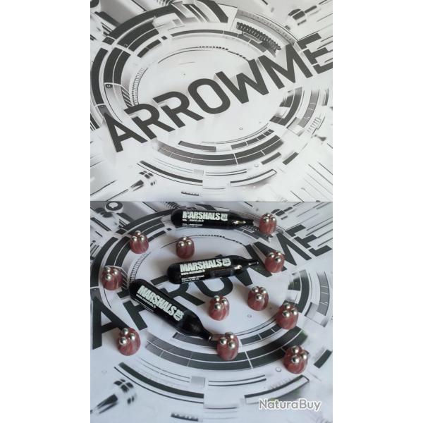 PACK TWISTED TOP TRIO X12 POUR HDR/HDS 68 PLUS 3 SPARCLETTES BLACK POWER CO2 HAUTE QUALIT�